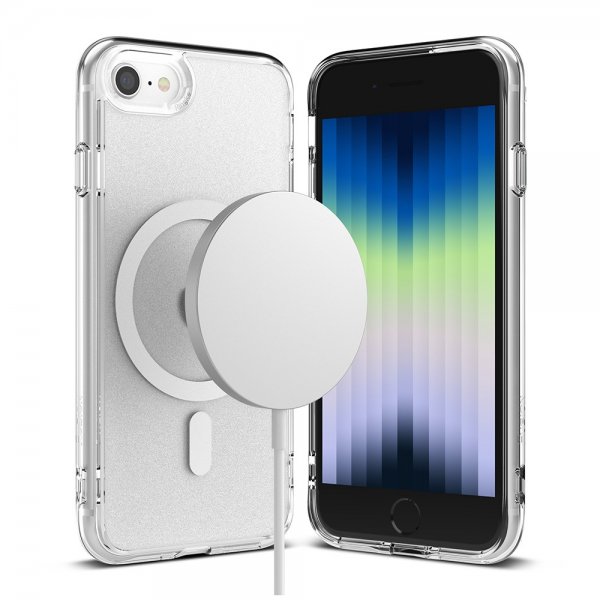 Ringke iPhone 7/8/SE Cover Fusion Magnetic MagSafe Mat Klar