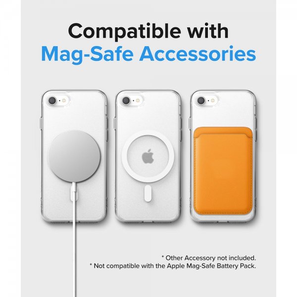 Ringke iPhone 7/8/SE Cover Fusion Magnetic MagSafe Mat Klar