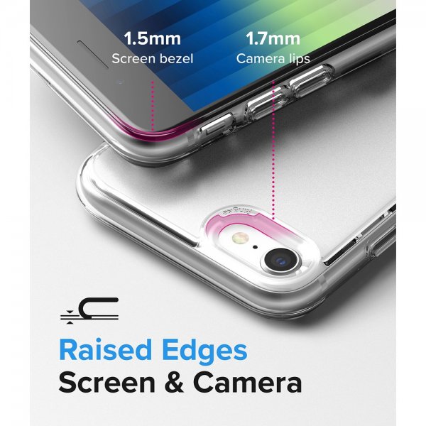 Ringke iPhone 7/8/SE Cover Fusion Mat Klar