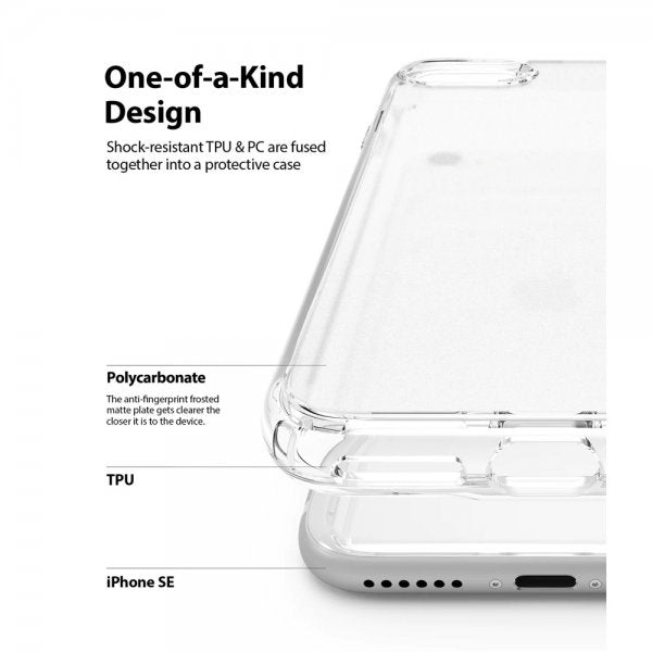 Ringke iPhone 7/8/SE Cover Fusion Mat Klar