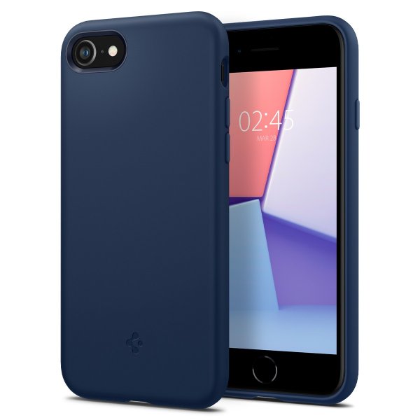 Spigen iPhone 7/8/SE Cover Silicone Fit Navy Blue