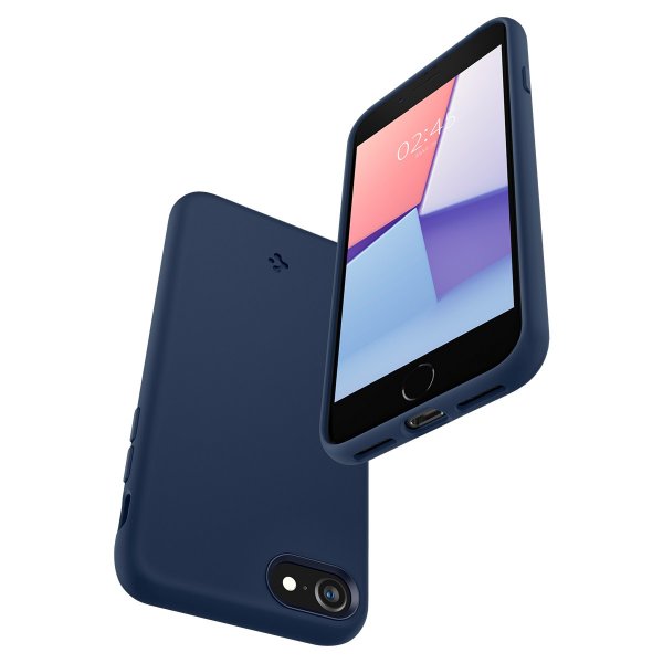 Spigen iPhone 7/8/SE Cover Silicone Fit Navy Blue