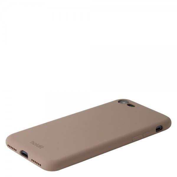 holdit iPhone 7/8/SE Cover Silikone Mocha Brun
