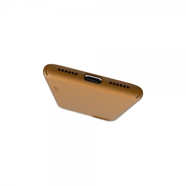 Nudient iPhone 7/8/SE Cover Thin Case V3 Saffron Yellow