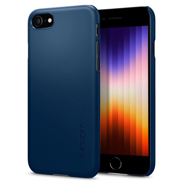 Spigen iPhone 7/8/SE Cover Thin Fit Navy Blue