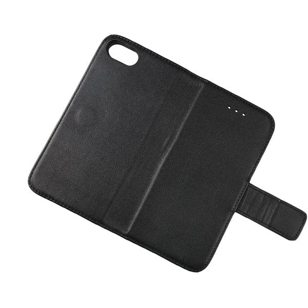 Rvelon iPhone 7/8/SE Cover Ægte Læder Sort