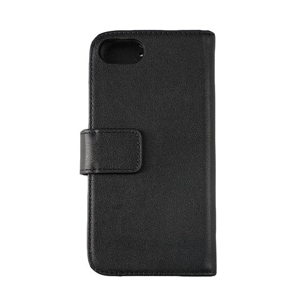 Rvelon iPhone 7/8/SE Cover Ægte Læder Sort