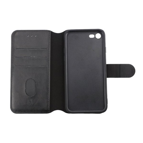 Rvelon iPhone 7/8/SE Cover Magnetisk Aftageligt Cover Sort