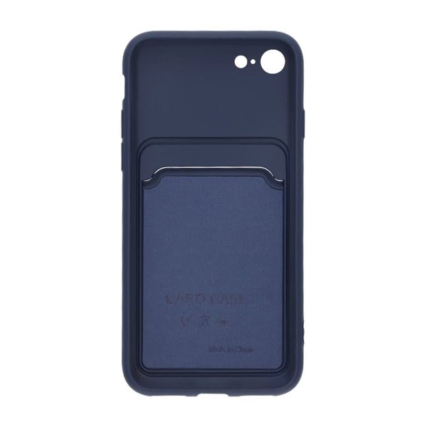 iPhone 7/8/SE Cover Kortholder Blå