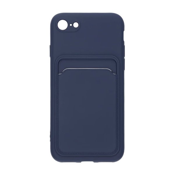 iPhone 7/8/SE Cover Kortholder Blå