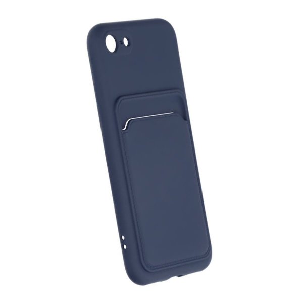 iPhone 7/8/SE Cover Kortholder Blå