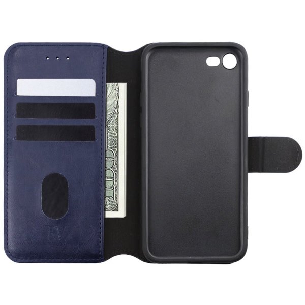 Rvelon iPhone 7/8/SE Cover Magnetisk Aftageligt Cover Blå