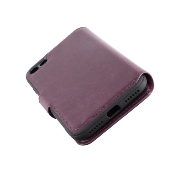 Rvelon iPhone 7/8/SE Cover Udfoldeligt Kortrum Lilla