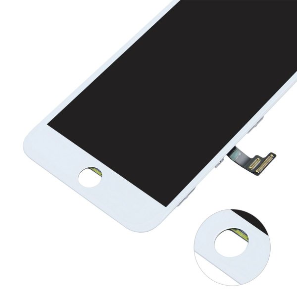 iPhone 8 Plus LCD Skærm Refurbished - Hvid