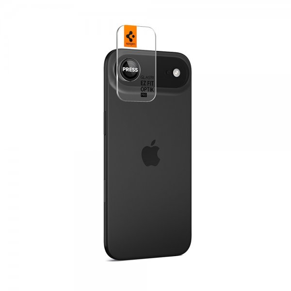 Spigen iPhone Air Kamerabeskyttelse GLAS.tR EZ Fit Optik Pro 2-pak Sort