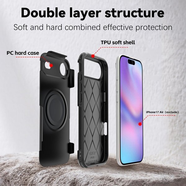 4smarts iPhone Air Cover Defend Case Ultimag Sort