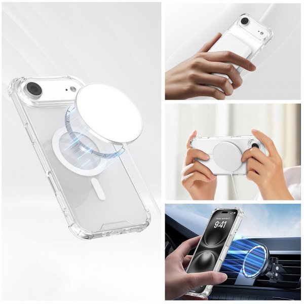 4smarts iPhone Air Skal Ibiza MagSafe Transparent