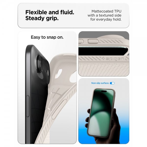 Spigen iPhone Air Cover Liquid Air Natural Titanium