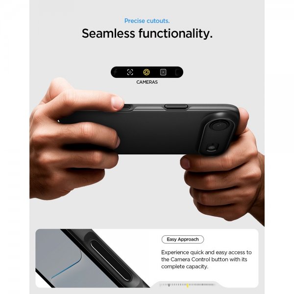 Spigen iPhone Air Cover Thin Fit MagFit Sort