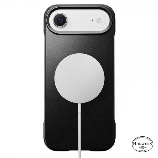 Nomad iPhone Air Cover Traditionelt Lædercover Horween Sort