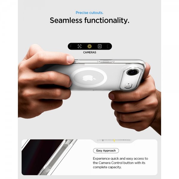 Spigen iPhone Air Cover Ultra Hybrid MagFit Clear White