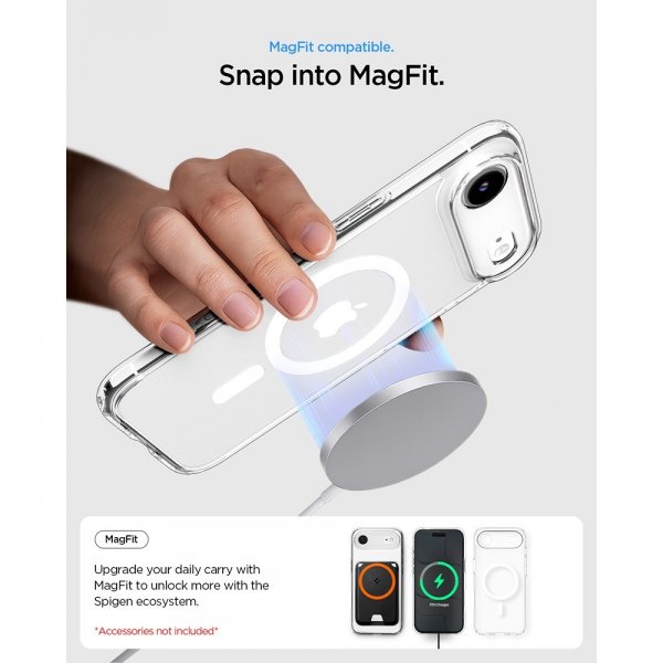 Spigen iPhone Air Cover Ultra Hybrid MagFit Clear White