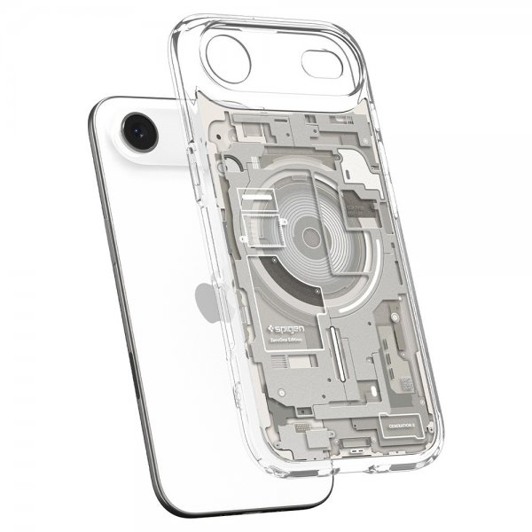 Spigen iPhone Air Cover Ultra Hybrid Zero One MagFit Natural Titanium