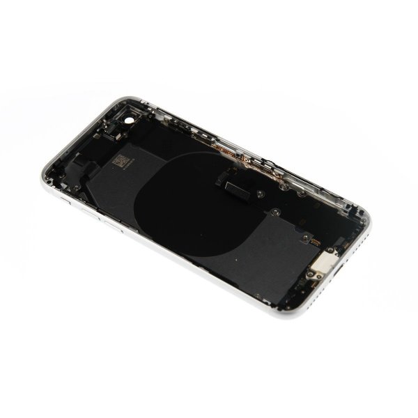 iPhone SE 2020 Bagside med Komplet Ramme - Hvid