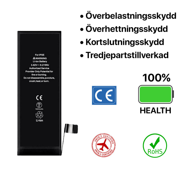 iPhone SE Batteri Høj Kvalitet