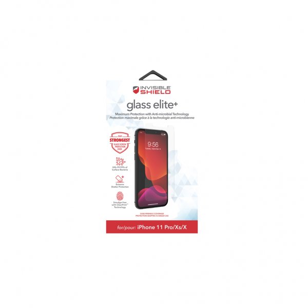 ZAGG InvisibleShield iPhone X/Xs/11 Pro Skærmbeskytter Glass Elite