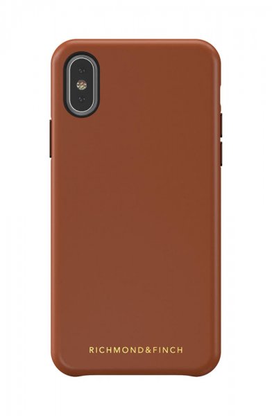 Richmond & Finch iPhone X/Xs Cover Wallet Aftageligt etui Brun