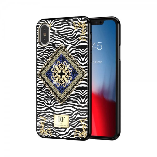 Richmond & Finch iPhone X/Xs Cover Zebra Chain
