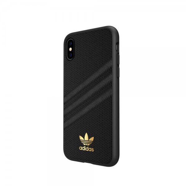 Adidas iPhone X/Xs Cover OR 3 Stripes Snap Case PU SS19 Sort