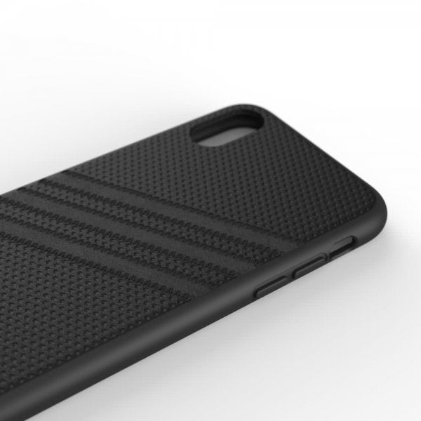 Adidas iPhone X/Xs Cover OR 3 Stripes Snap Case PU SS19 Sort