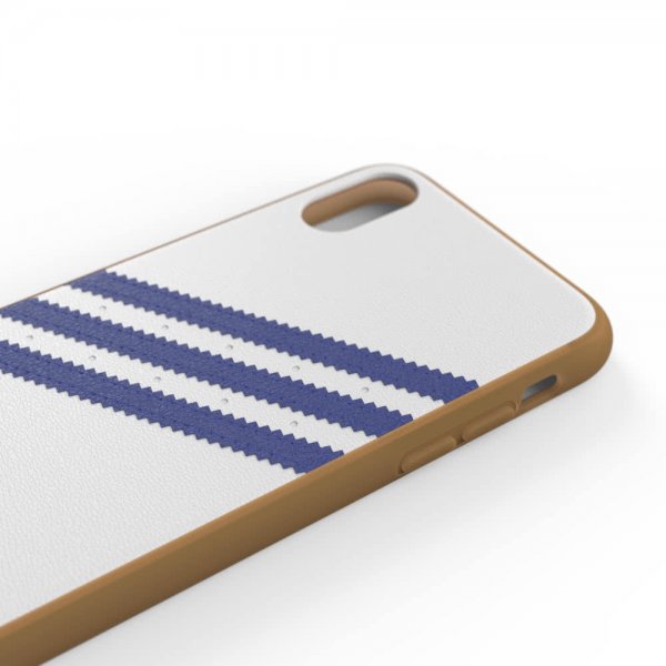 Adidas iPhone X/Xs Cover OR Moulded Case PU SS19 Hvid Blå