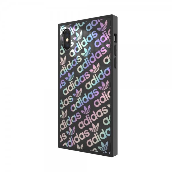 Adidas iPhone X/Xs Cover OR Square Case FW19 Black Holographic