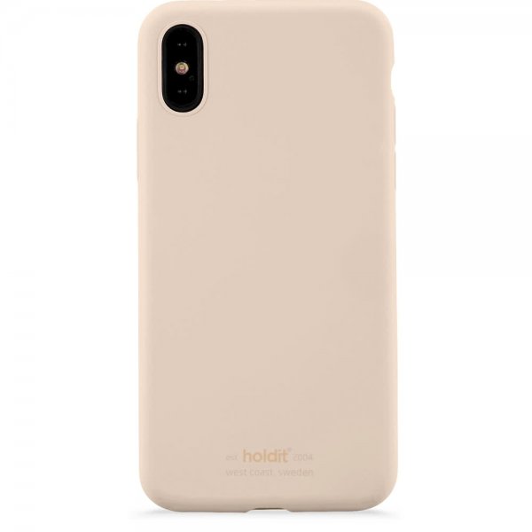 holdit iPhone X/Xs Cover Silikone Beige