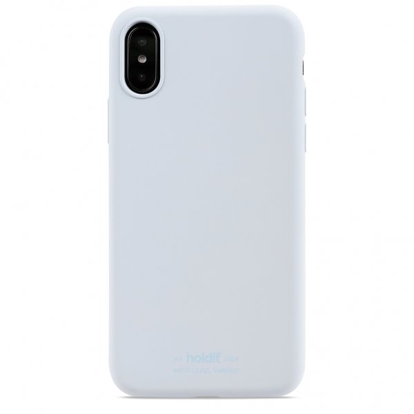 holdit iPhone X/Xs Cover Silikone Mineral Blå