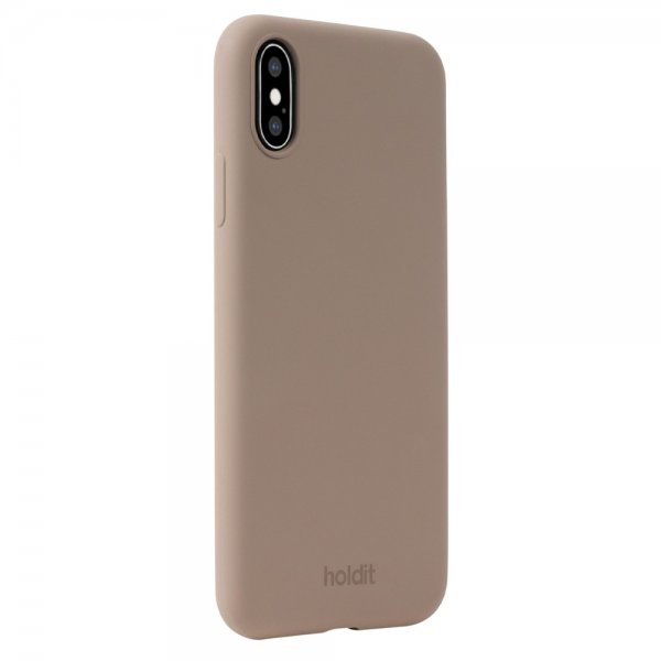 holdit iPhone X/Xs Cover Silikone Mocha Brown