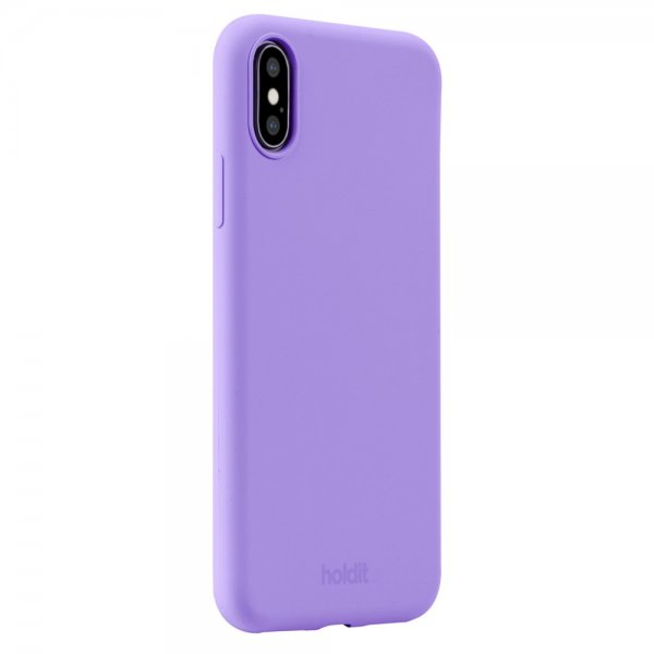 holdit iPhone X/Xs Cover Silikone Violet