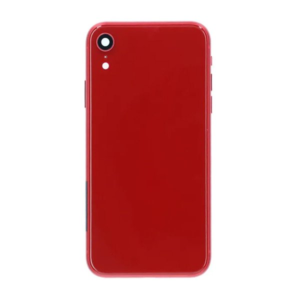 iPhone XR Bagcover med Komplet Ramme Premium - Rød