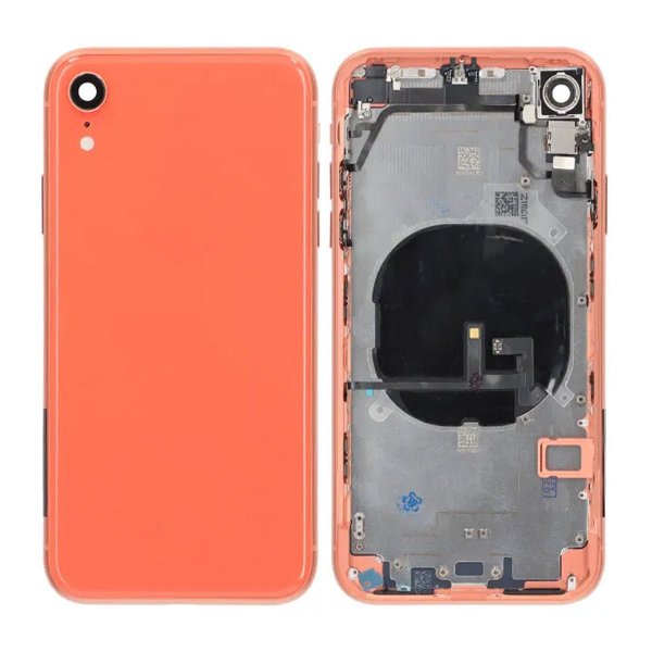 iPhone XR Bagside med Komplet Ramme OEM - Rosa