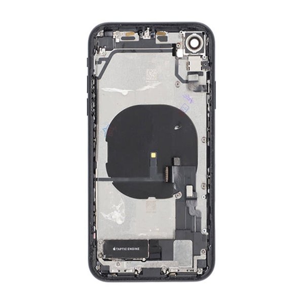 iPhone XR Bagside med Komplet Ramme - Sort