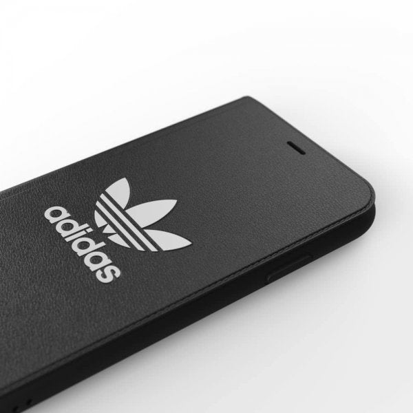 Adidas iPhone Xr Fodral OR Booklet Case BASIC FW18 Sort Hvid Logo