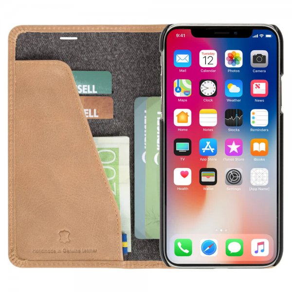 Krusell iPhone Xr Cover Sunne FolioWallet Vintage Nude
