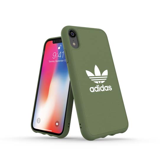 Adidas iPhone Xr Cover OR Moulded Case Canvas FW18 Trace Green