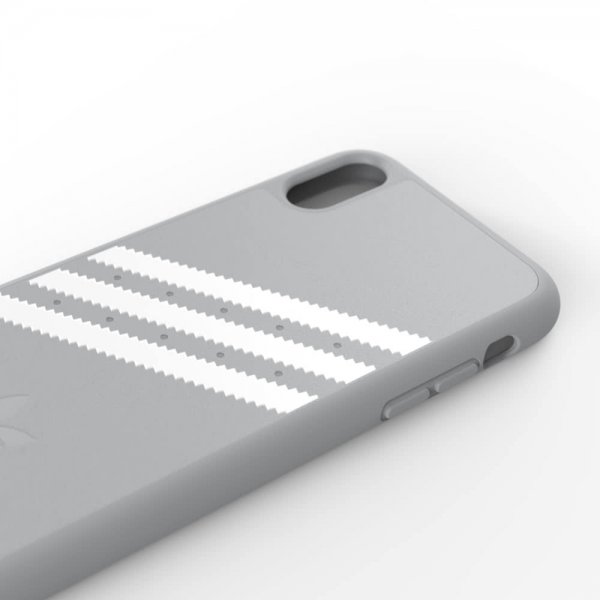 Adidas iPhone Xr Cover OR Moulded Case FW18 SUEDE Grå Hvid