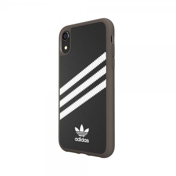 Adidas iPhone Xr Cover OR 3 Stripes Snap Case PU SS19 Sort Hvid