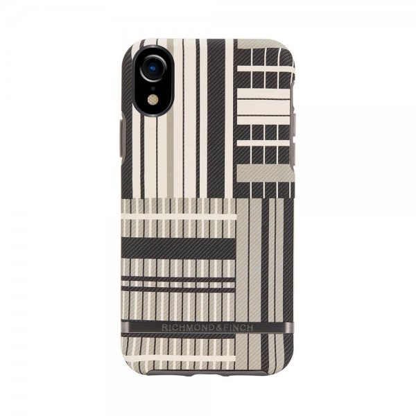Richmond & Finch iPhone Xr Cover Platinum Stripes