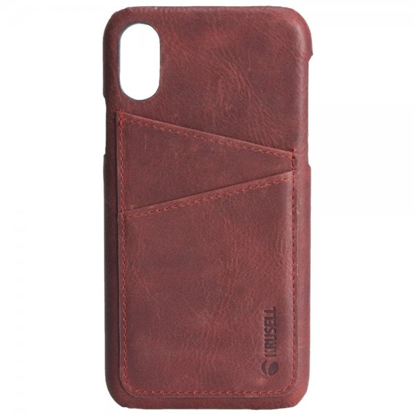 Krusell iPhone Xr Cover Sunne Cardcover Vintage Red